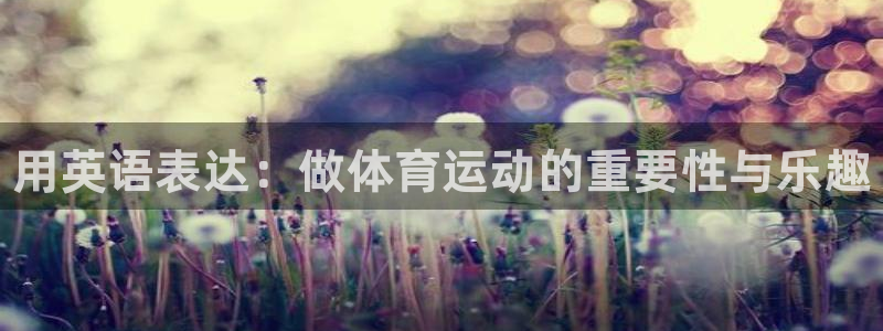oety欧亿体育官网下载是干嘛的公司：用英语表达：做